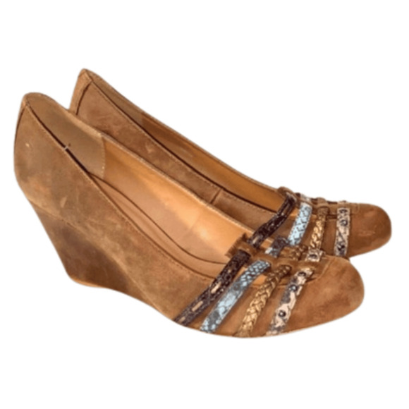 Aldo Women’s Wedge Shoes Brown size 10 - Picture 2 of 9